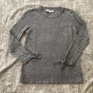 Loft Tie Sleeve Sweater